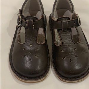 L’amour girls brown shoes